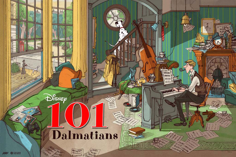 Cent Un Dalmatiens (les) - Variant par Walt Disney
