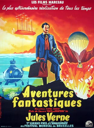 Aventures Fantastiques par Karel Zeman (120 x 160 cm)