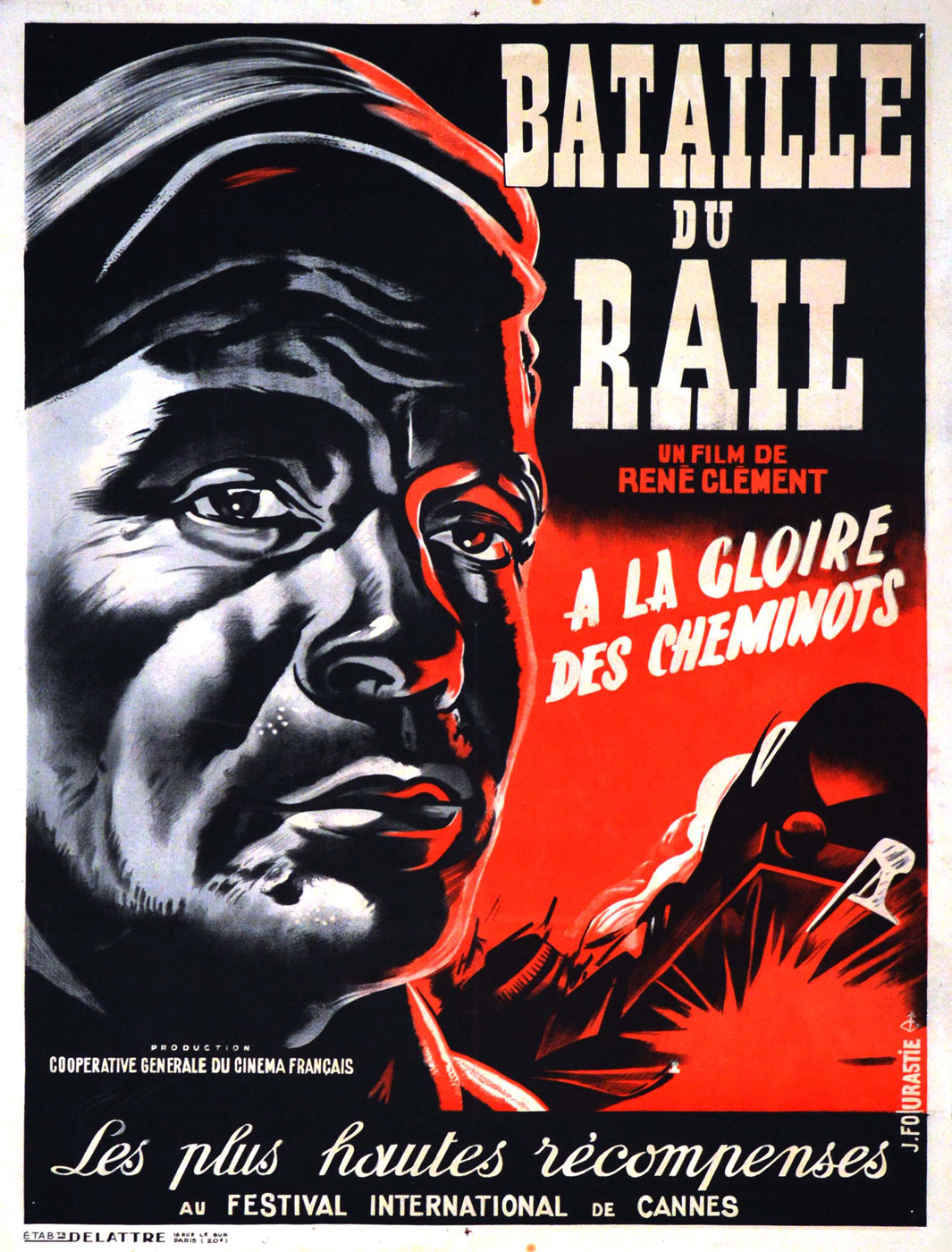 Bataille Du Rail (la) by Rene Clement (23 x 33 in)