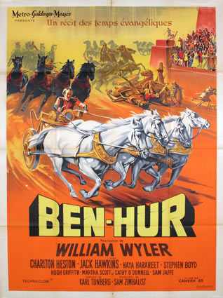 Ben Hur by William Wyler (47 x 63 in)
