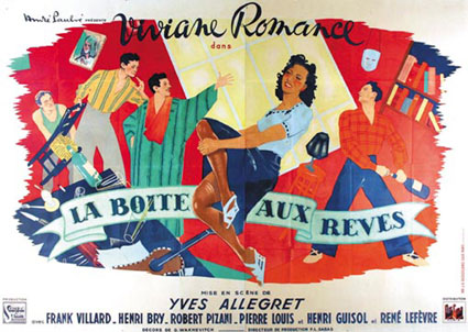 Boite Aux Reves (la) par Yves Allegret (160 x 240 cm)
