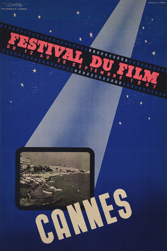 Festival De Cannes 1947 by - (17 x 23 in)