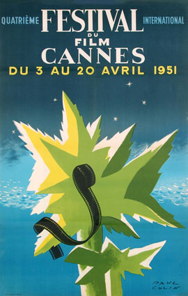 Festival De Cannes 1951 by - (23 x 40 in)