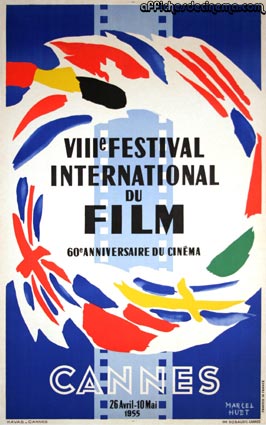 Festival De Cannes 1955 par - (60 x 100 cm)