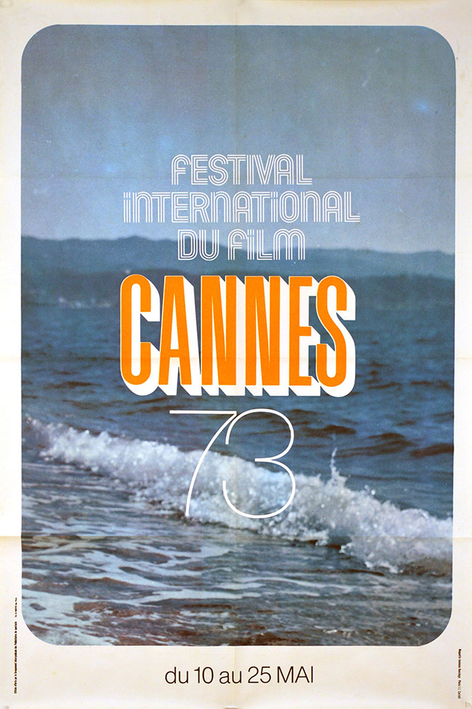 Festival De Cannes 1973 par - (80 x 120 cm)