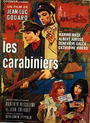 Carabiniers (les) par Jean Luc Godard (120 x 160 cm)