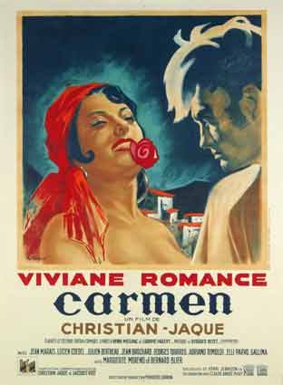 Carmen by Christian Jaque (47 x 63 in)