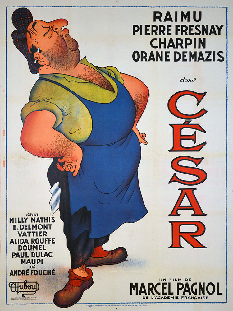 Cesar by Marcel Pagnol (47 x 63 in)