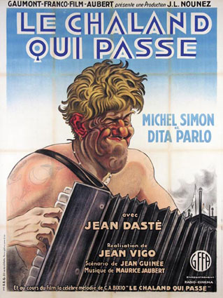 Chaland Qui Passe (le) par Jean Vigo (120 x 160 cm)