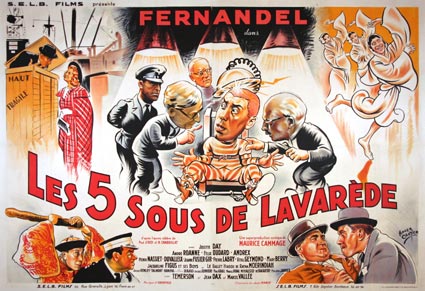 Cinq Sous De Lavarede (les) par Maurice Cammage (160 x 240 cm)