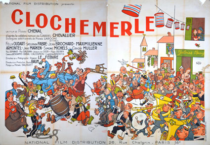 Clochemerle par Pierre Chenal (160 x 240 cm)