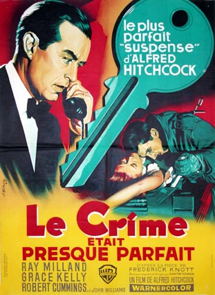 Crime Etait Presque Parfait (le) R-50 par Alfred Hitchcock (60 x 80 cm)