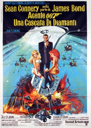 Diamonds Are Forever by Guy Hamilton (39 x 55 in)