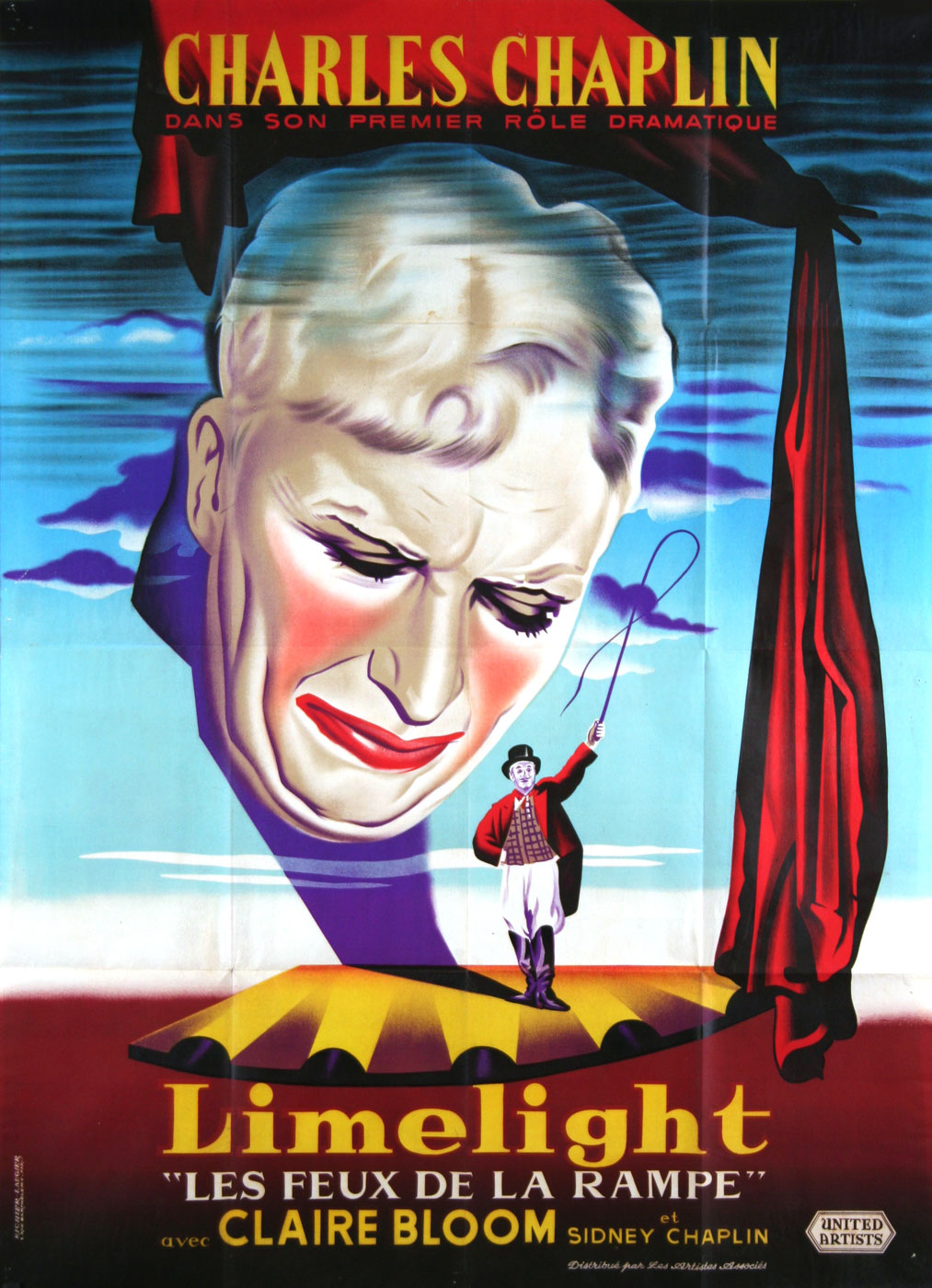 Limelight by Charles Chaplin (47 x 63 in)