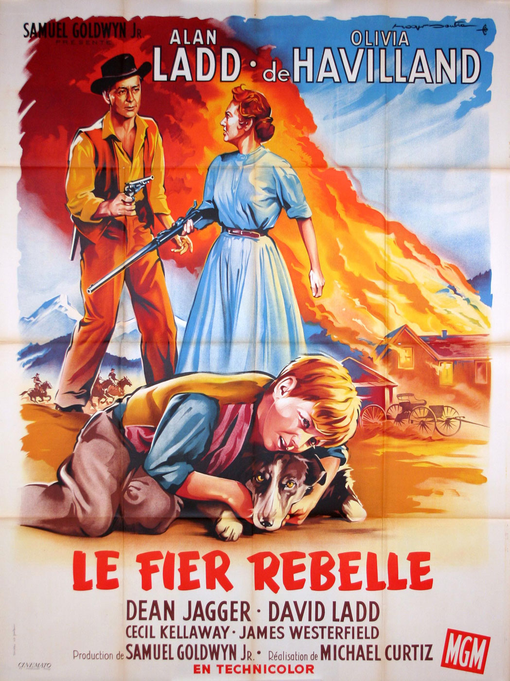 Fier Rebelle (le) par Michael Curtiz (120 x 160 cm)