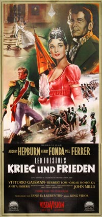 War And Peace by King Vidor (33 x 71 in)
