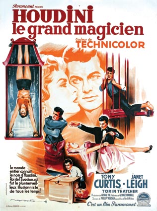 Houdini Le Grand Magicien par George Pal (120 x 160 cm)