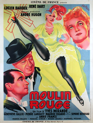 Moulin Rouge par Yves Mirande (120 x 160 cm)
