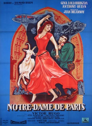 Notre Dame De Paris by Jean Delannoy (47 x 63 in)