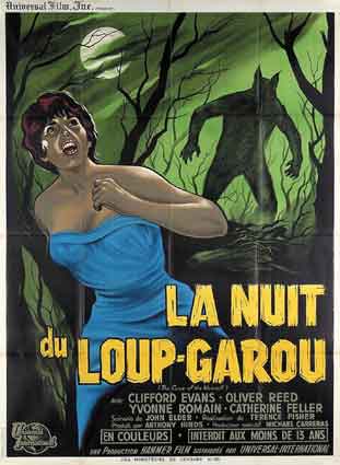 Nuit Du Loup Garou (la) par Terence Fisher (120 x 160 cm)