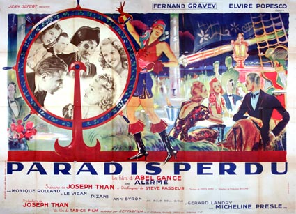 Paradis Perdu by Abel Gance (63 x 94 in)