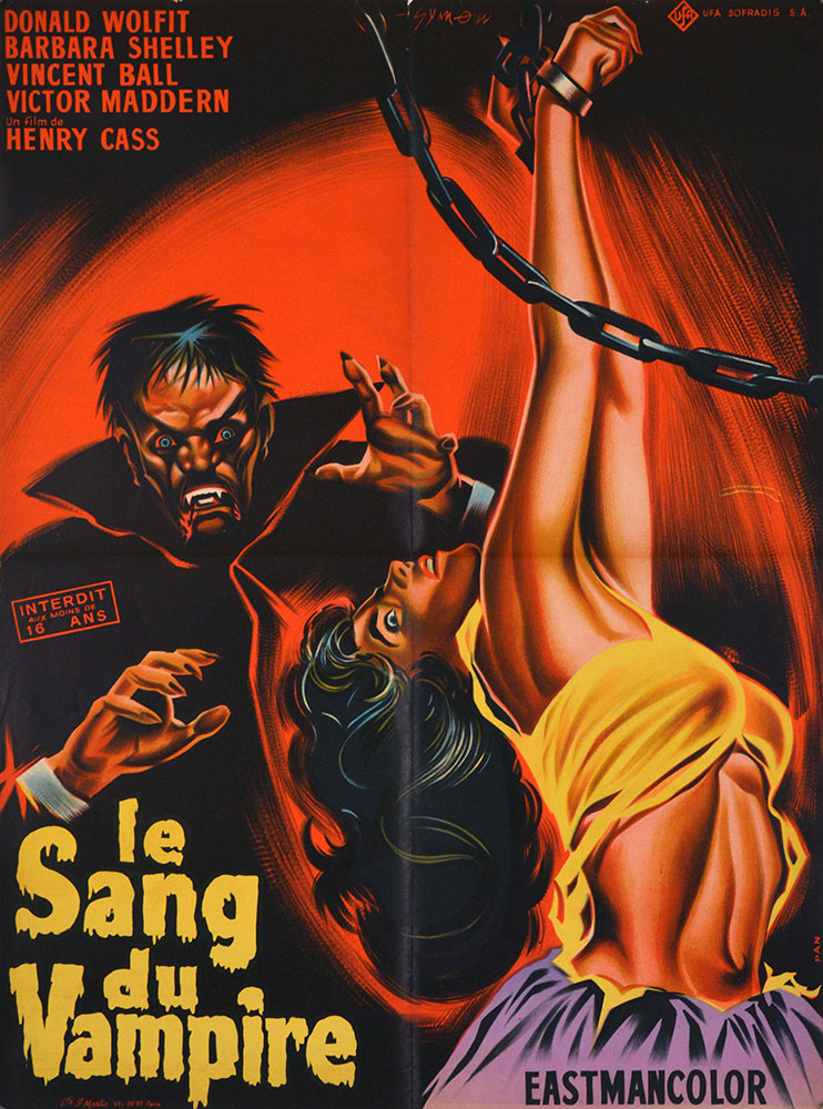 Sang Du Vampire (le) par Henry Cass (60 x 80 cm)