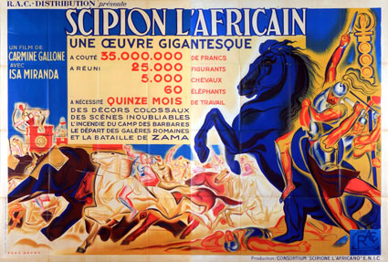 Scipion L'africain par Carmine Gallone