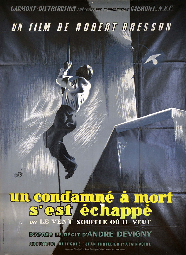 Un Condamne A Mort S'est Echappe par Robert Bresson (120 x 160 cm)
