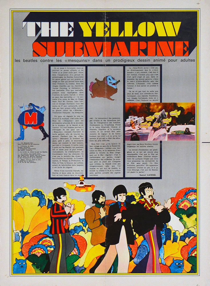 Yellow Submarine by George Dunning (22 x 28 in)